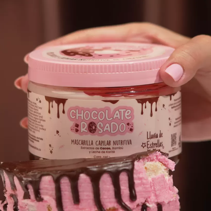 Mascarilla Capilar Chocolate Rosado - Lluvia de estrellas