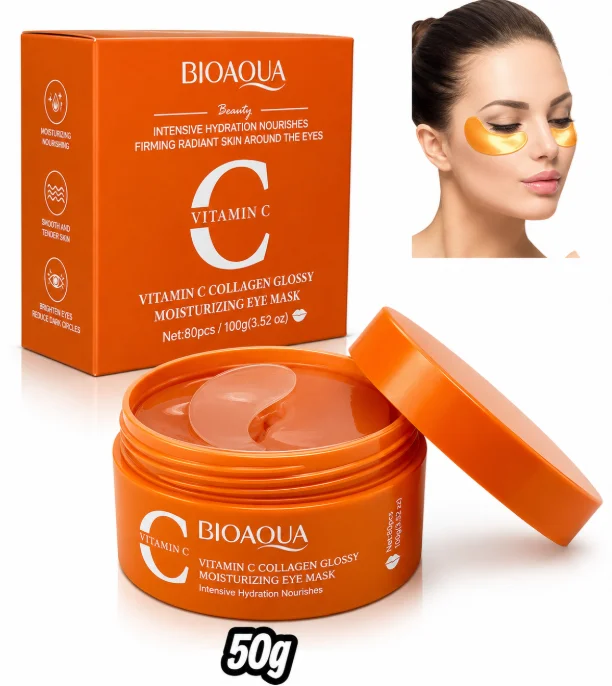 Parche para ojeras Vitamina C Bioaqua x80 Bioaqua