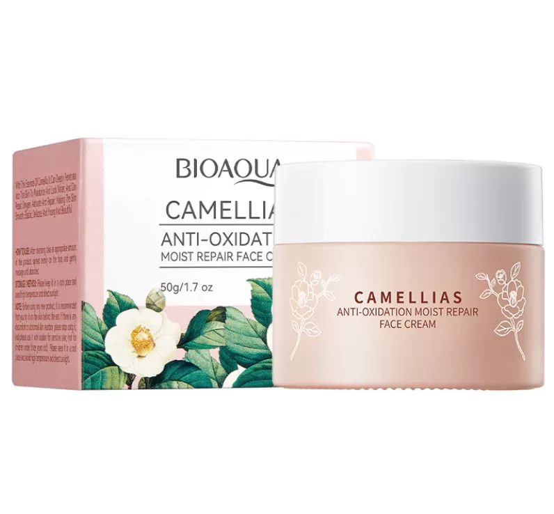 Crema facial antioxidante Camelias Bioaqua