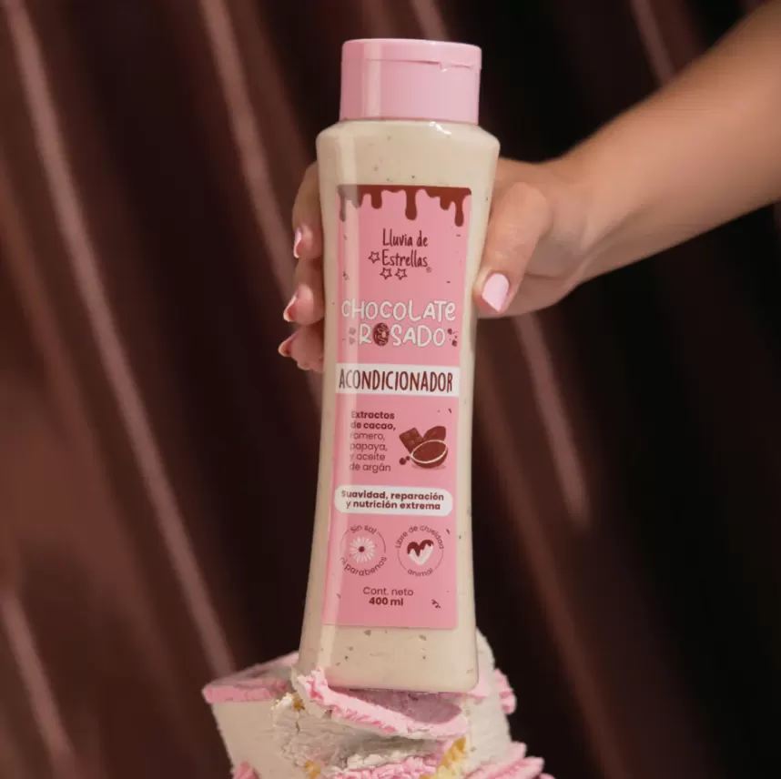 Acondicionador Chocolate Rosado - Lluvia de estrellas