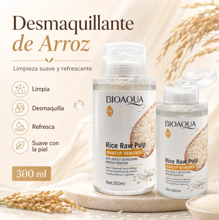 Desmaquillante de Arroz Bioaqua Bioaqua